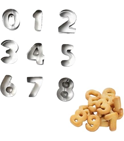 Amazon｜パール金属 EEスイーツ 数字クッキー抜き型 8 D-4885